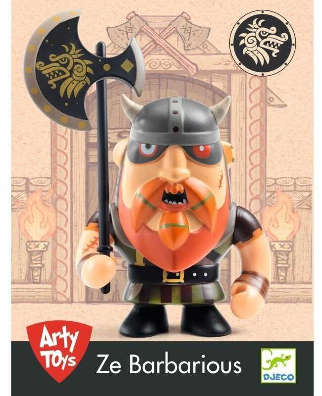 Djeco Arty Toys figūrėlės - Vikingai - Vadasis Barbarious