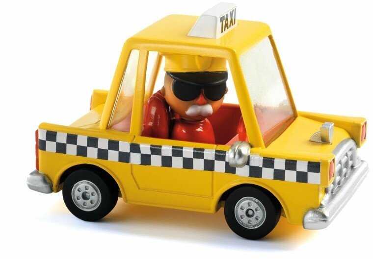 Djeco Crazy motors - Žaislinė mašinėlė - Džo taksi ( DJ05479 )
