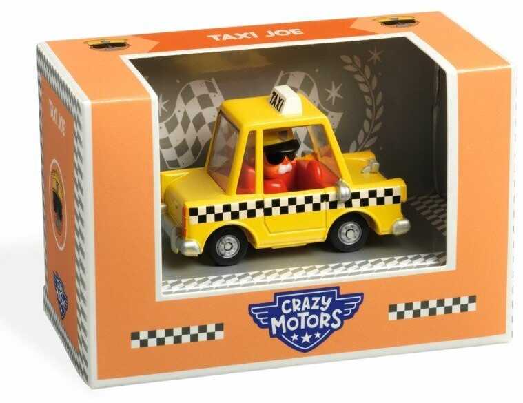Djeco Crazy motors - Žaislinė mašinėlė - Džo taksi ( DJ05479 )