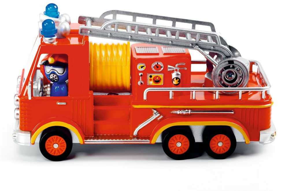 Djeco Crazy motors - Žaislinė mašinėlė - Ugniagesių automobilis