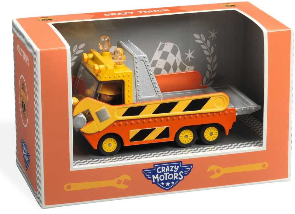 Djeco Crazy motors - Žaislinė mašinėlė – Pamišęs vilkikas ( DJ05494 )