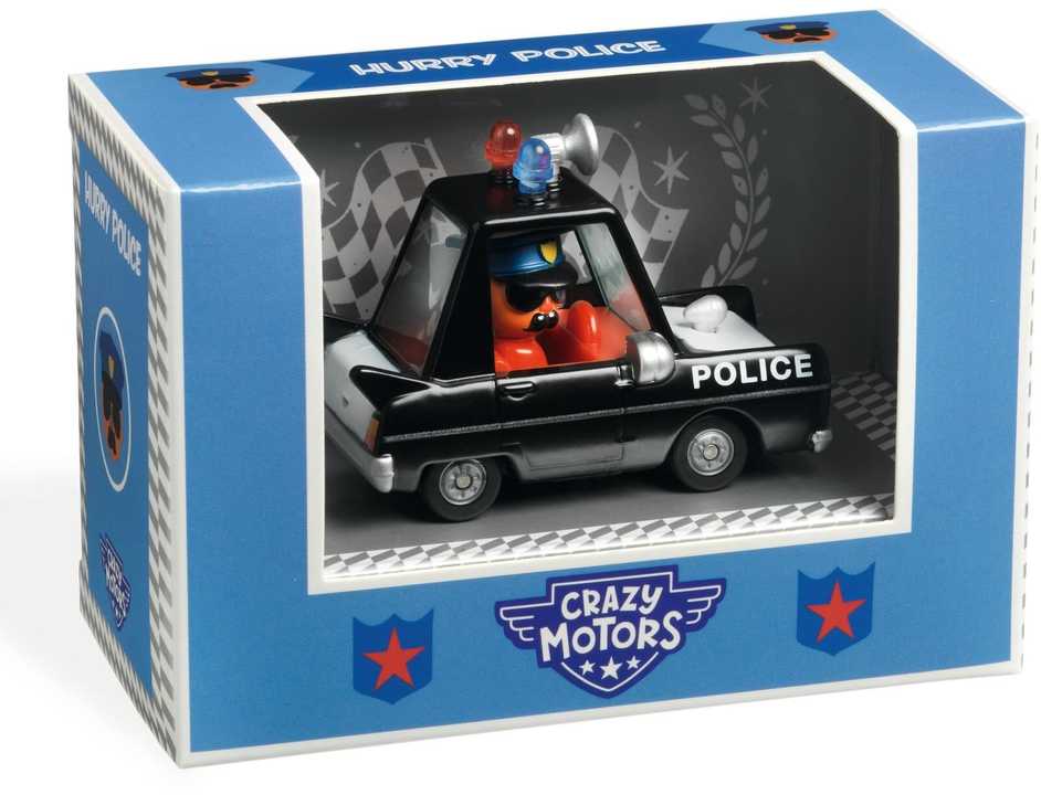 Djeco Crazy motors - Žaislinė mašinėlė - Paskubėk policija ( DJ05473 )