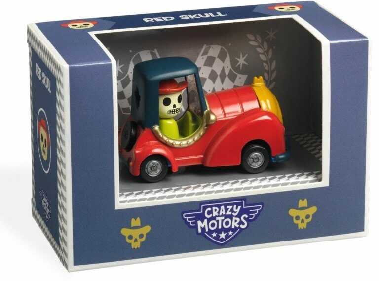 Djeco Crazy motors - Žaislinė mašinėlė - Raudonoji kaukolė ( DJ05470 )