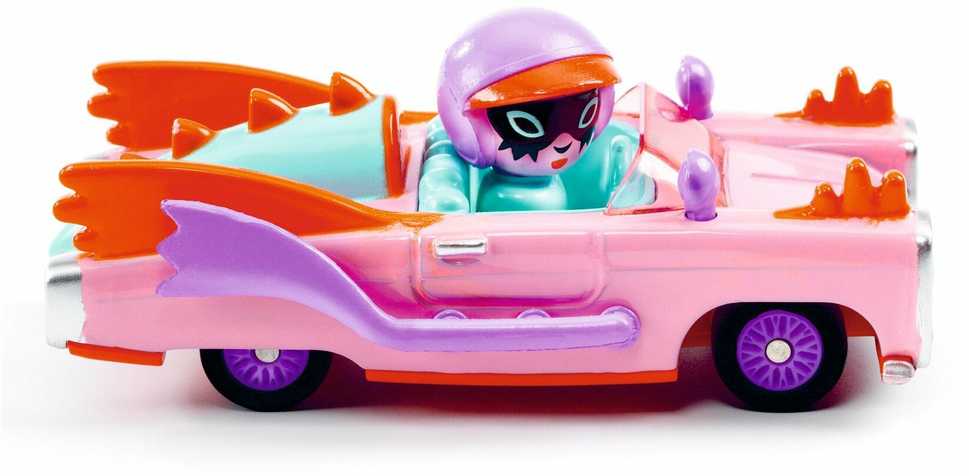 Djeco Crazy motors - Žaislinė mašinėlė - Rožinė dama