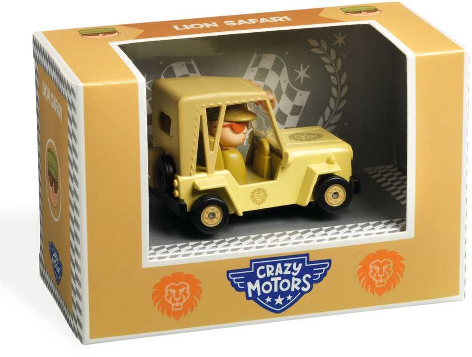 Djeco Crazy motors - Žaislinė mašinėlė - Safari liūtas ( DJ05480 )