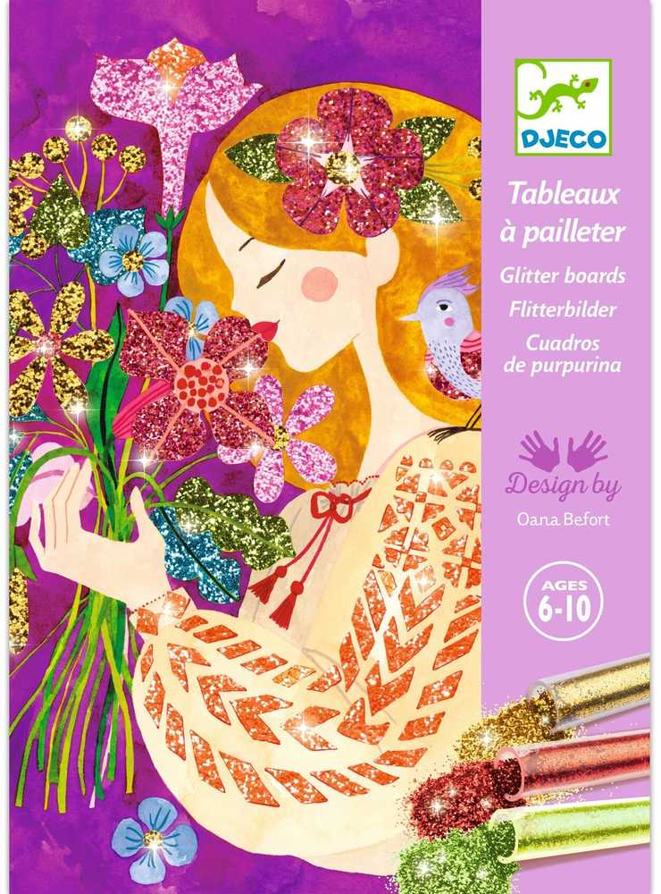 Djeco Blizgūs paveikslėliai - Gėlės ( DJ09508 )