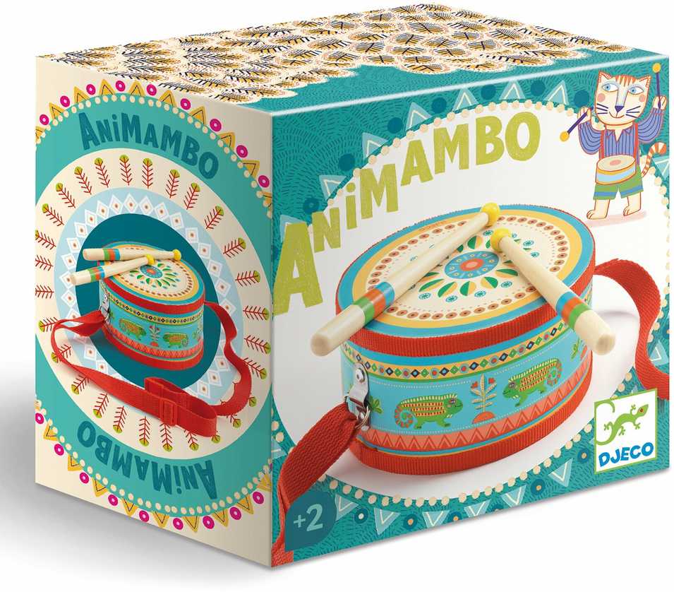 Djeco Animambo Muzikinis instrumentas - Būgnas ( DJ06004 )