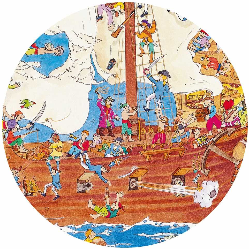 Djeco Dėlionė - Piratai (100 detalių) ( DJ07506 )