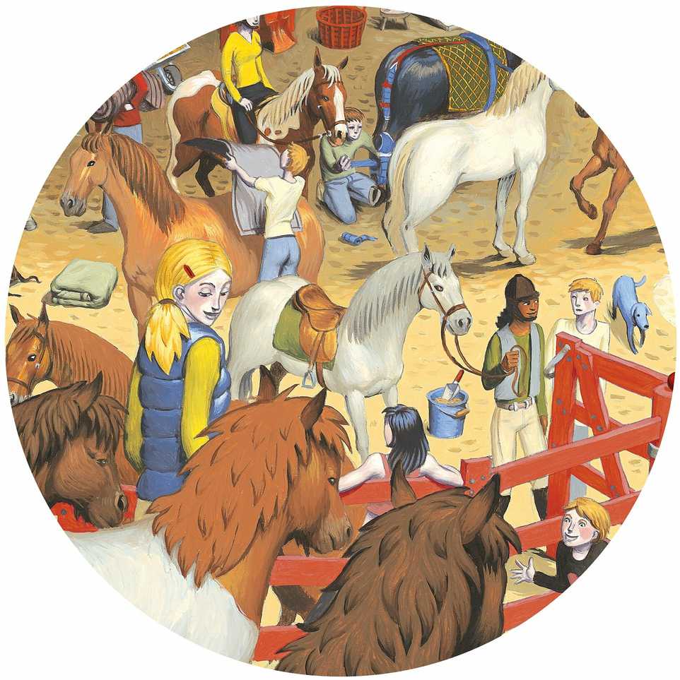Djeco Dėlionė - Arkliai (200 detalių) ( DJ07454 )