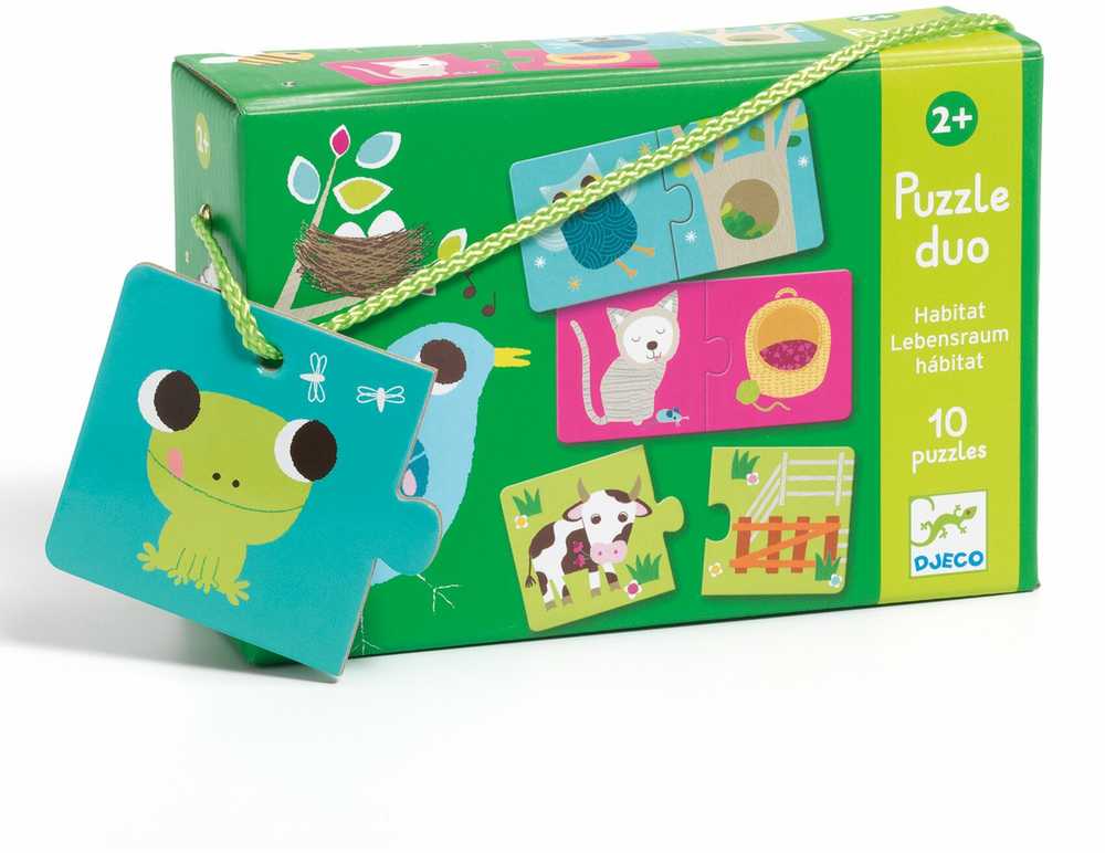 DJECO žaidimas-dėlionė Habitat, DJ08164 ( DJ08164 )