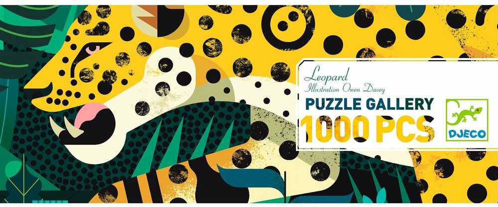 Djeco Dėlionė - Leopardas (1000 detalių) ( DJ07645 )