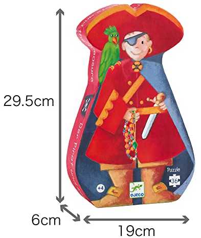 Djeco Dėlionė Piratas, 36 dalių
