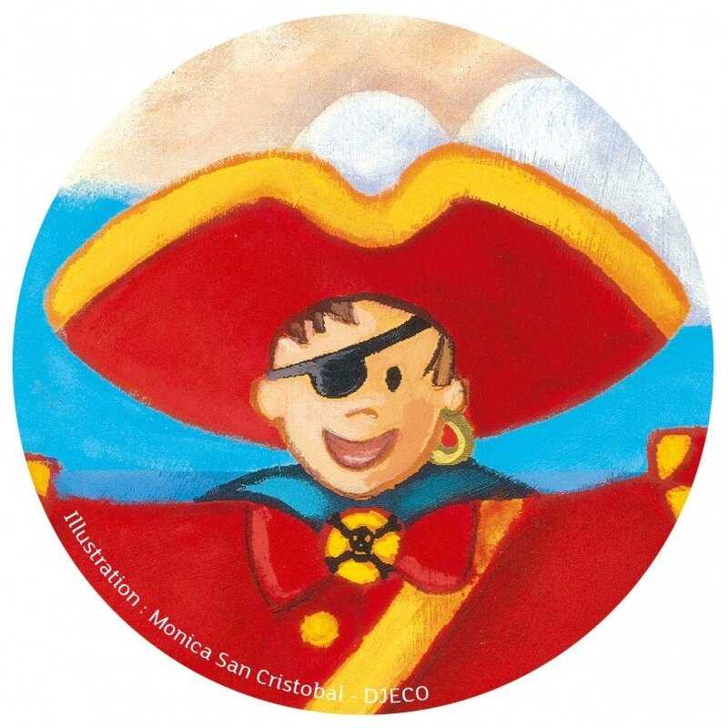 Djeco Dėlionė Piratas, 36 dalių