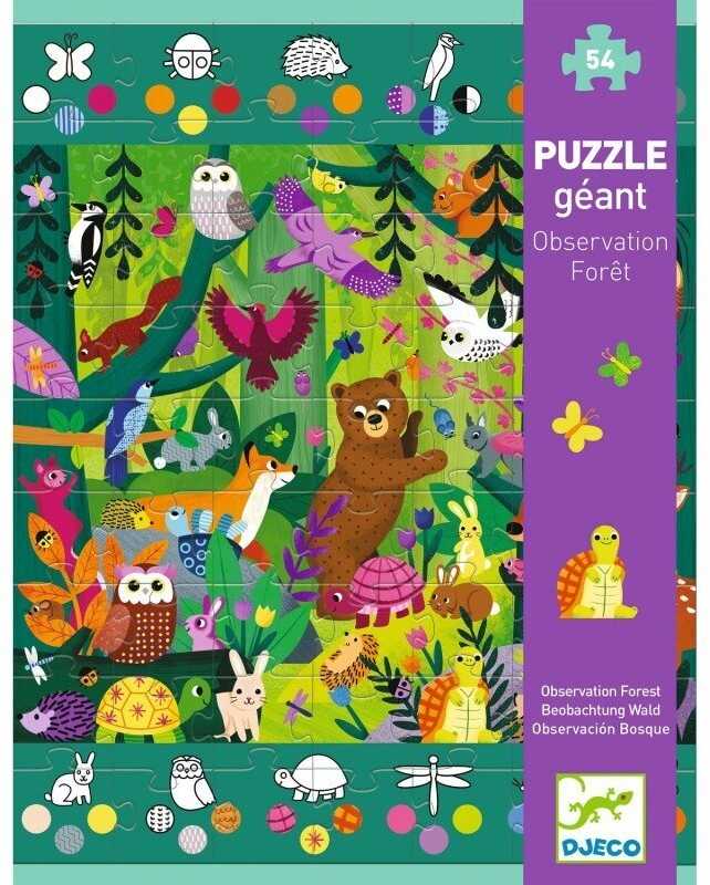 Djeco Milžiniška dėlionė - Miško tyrimai (54 det.) ( DJ07149 )