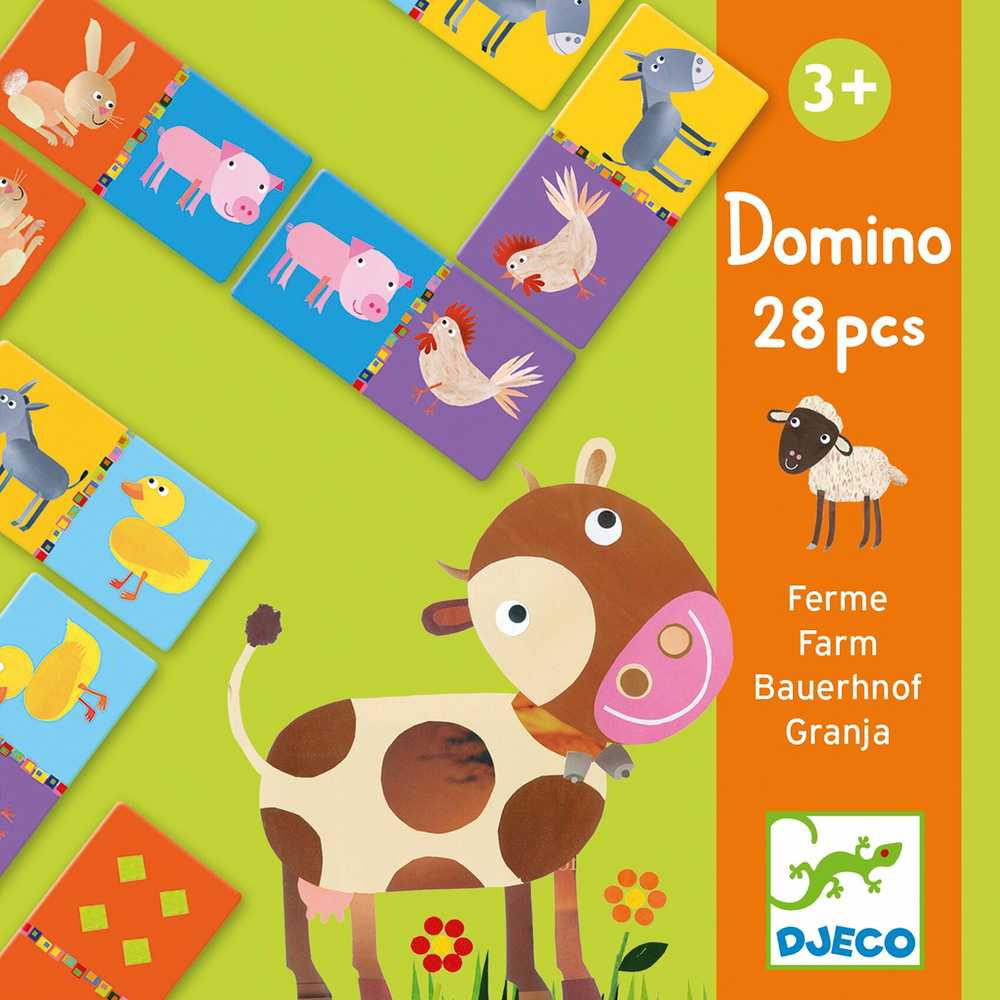 Djeco Domino - Ferma (28 vnt.) ( DJ08158 )
