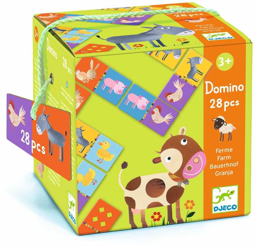 Djeco Domino - Ferma (28 vnt.) ( DJ08158 )