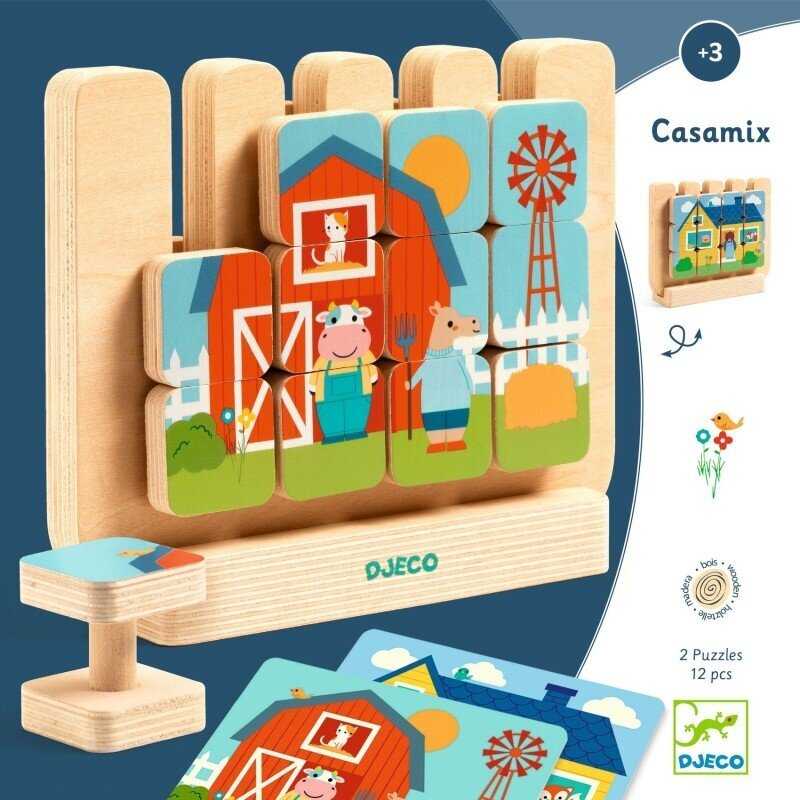 Djeco Edukacinis medinis žaidimas - Casamix