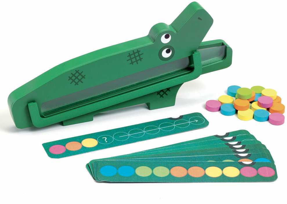 Djeco Edukacinis medinis žaidimas - Crococroc ( DJ01629 )