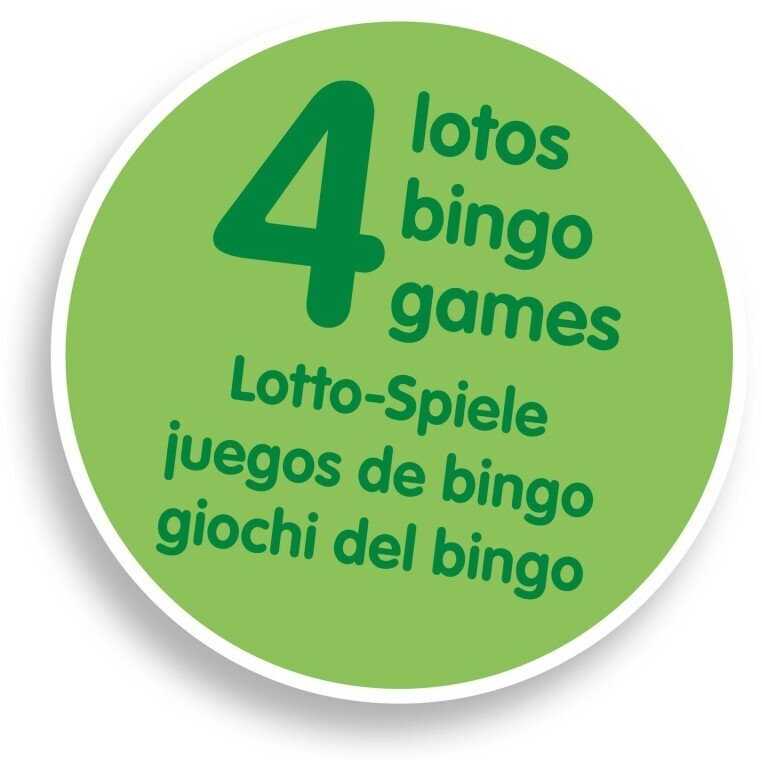 Djeco Edukacinis žaidimas - Eduludo - Skaičių bingo (4 žaidimai)