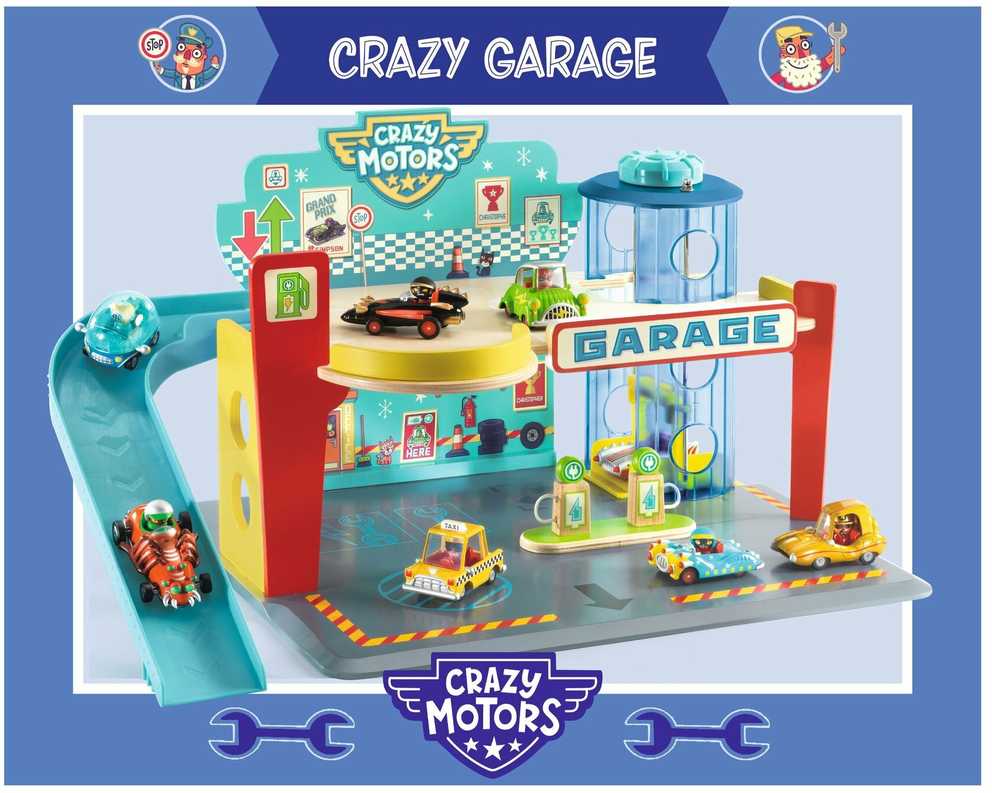 Djeco Crazy motors - Žaislinis garažas ( DJ05495 )