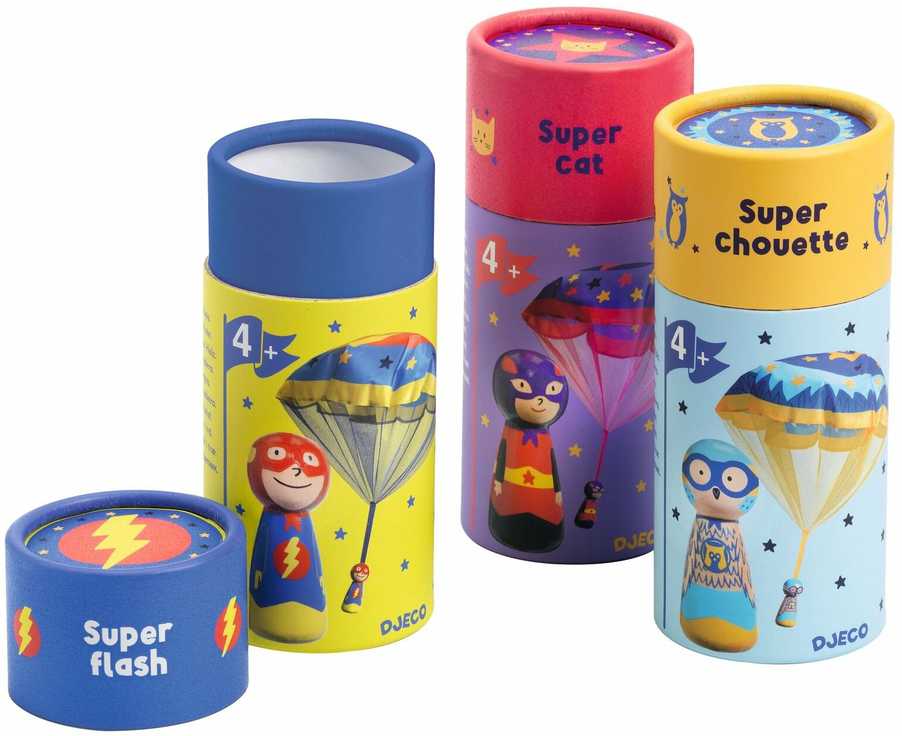 Djeco Įgūdžių žaidimas - Parašiutininkai - Superherojai ( DJ00150 )