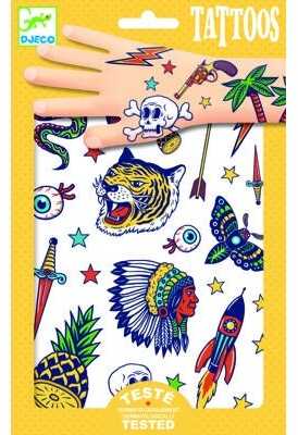 Djeco Tatuiruotės - Laukiniai (50+ tatuiruočių) ( DJ09577 )
