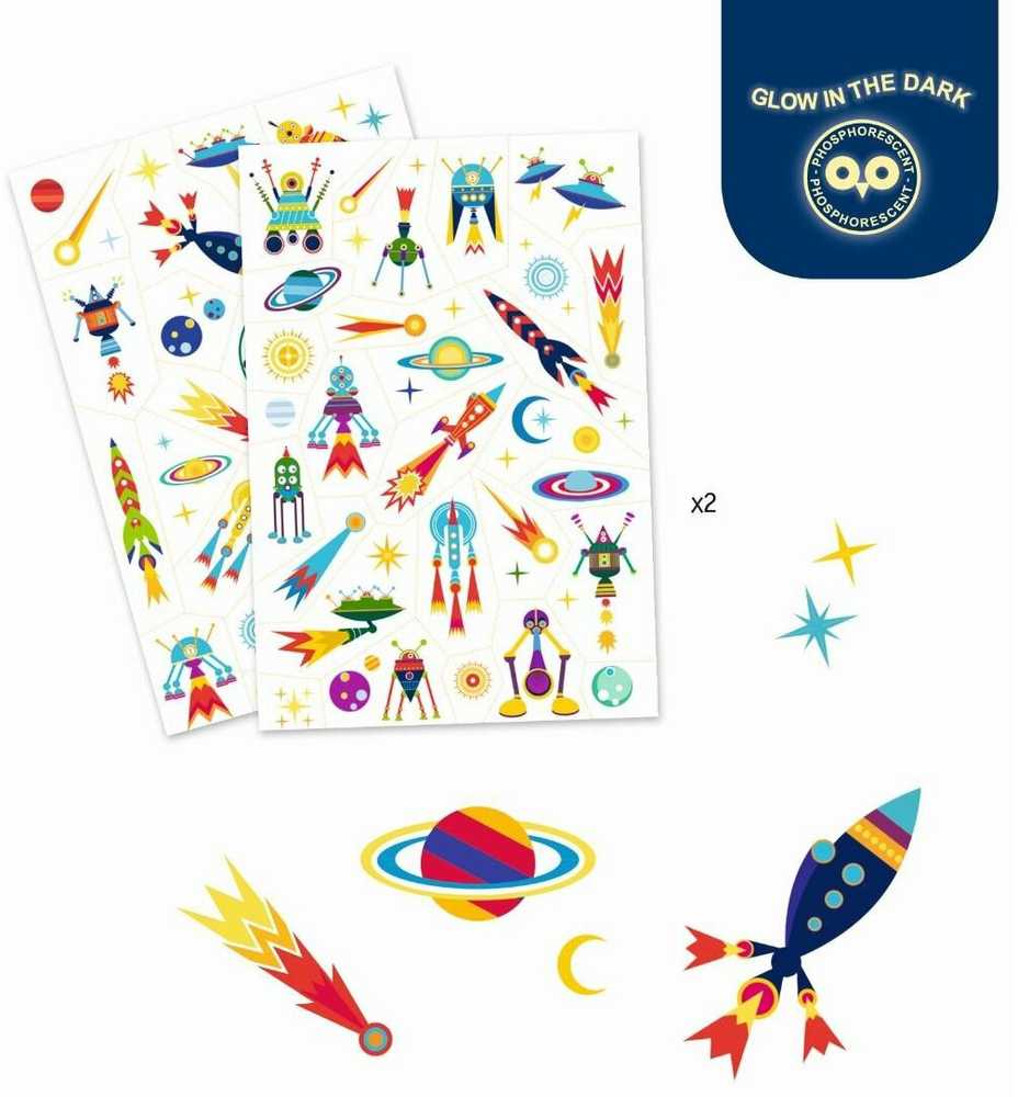 DJECO Body Art Taturuotės Keistasis kosmosas, DJ09590 ( DJ09590 )