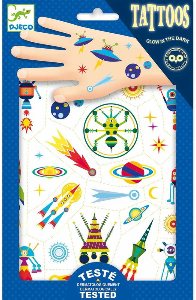 DJECO Body Art Taturuotės Keistasis kosmosas, DJ09590 ( DJ09590 )