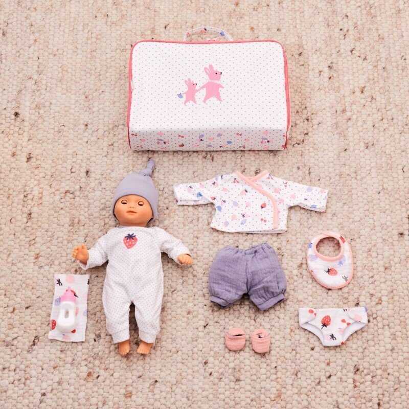 Djeco Baby Pomea - Lėlės - Vanille lagaminas