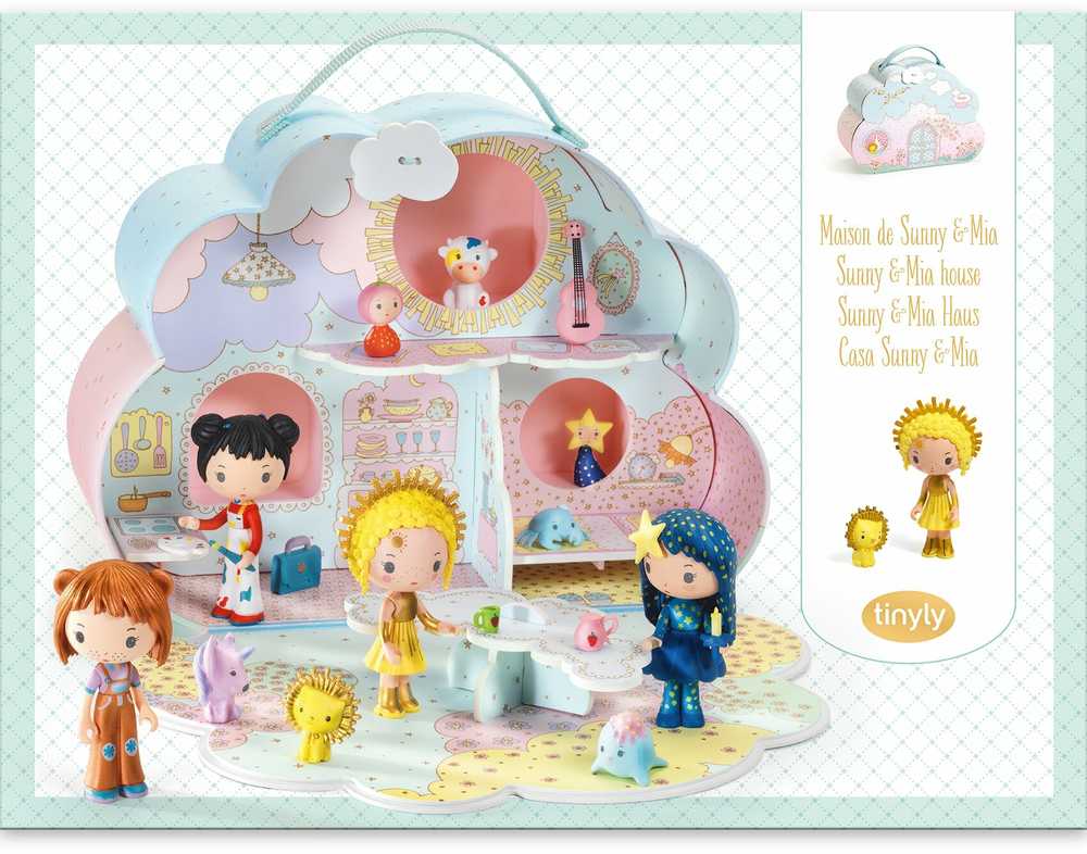 Djeco Tinyly figūrėlės - Sunny & Mia namas ( DJ06953 )