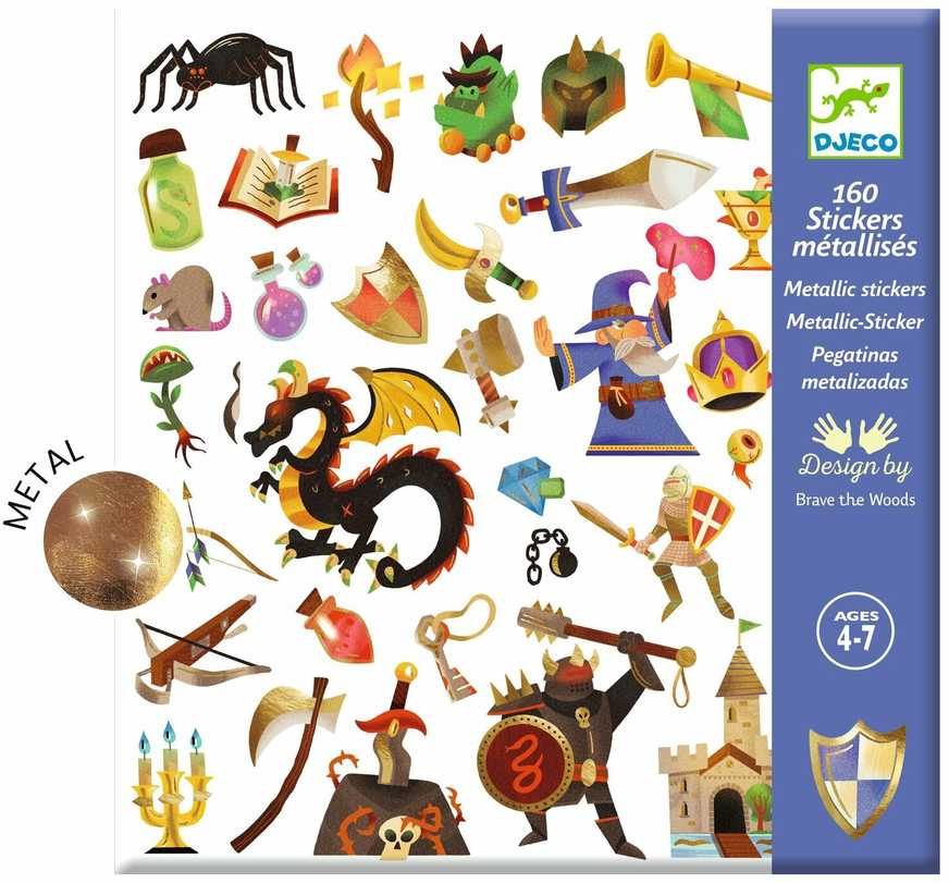 Djeco Lipdukai - 160 lipdukų - Viduramžiai ( DJ09277 )