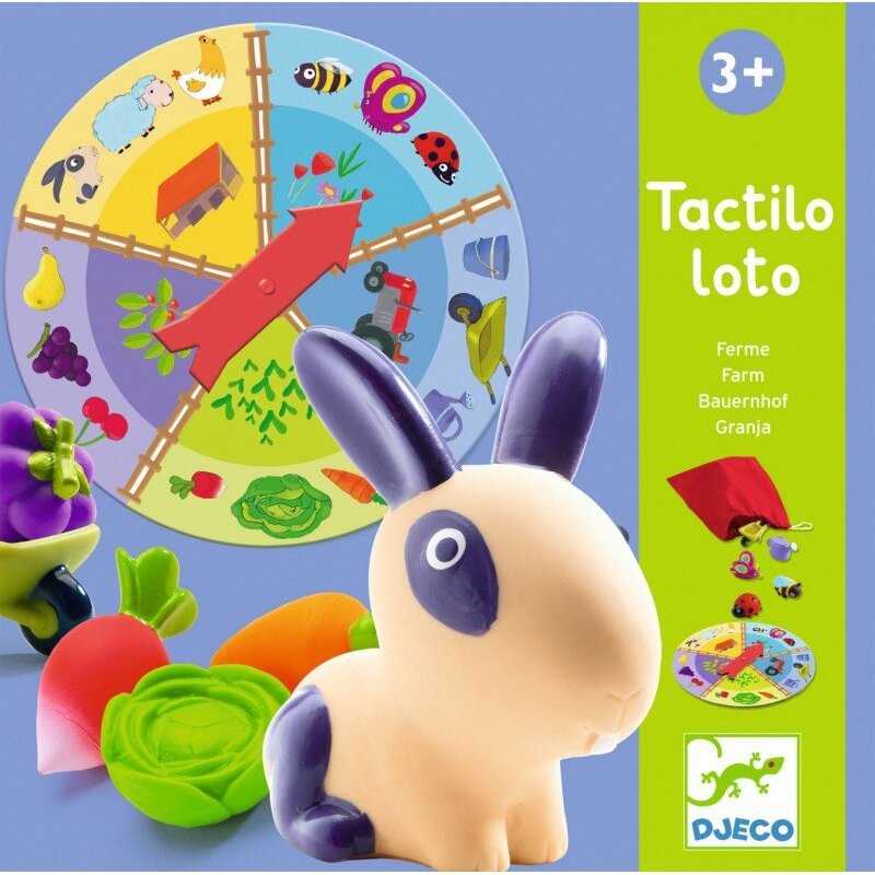 Djeco Edukacinis žaidimas - Lytėjimo Loto - Ferma ( DJ08135 )