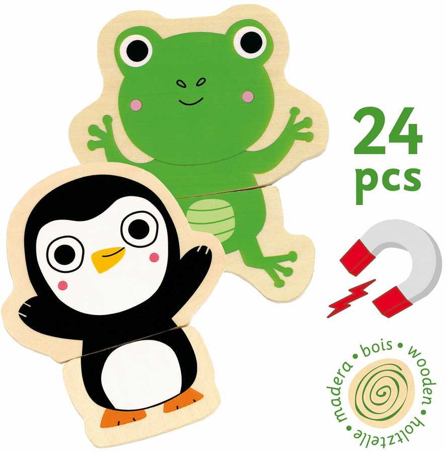 Djeco Magnetinis žaidimas - Coucou džiunglės ( DJ03118 )