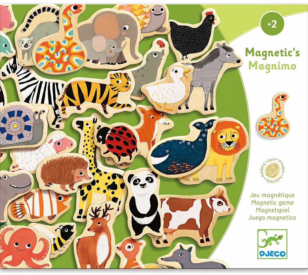 Djeco Magnetukų rinkinys - Gyvūnai (36 vnt.) ( DJ03124 )