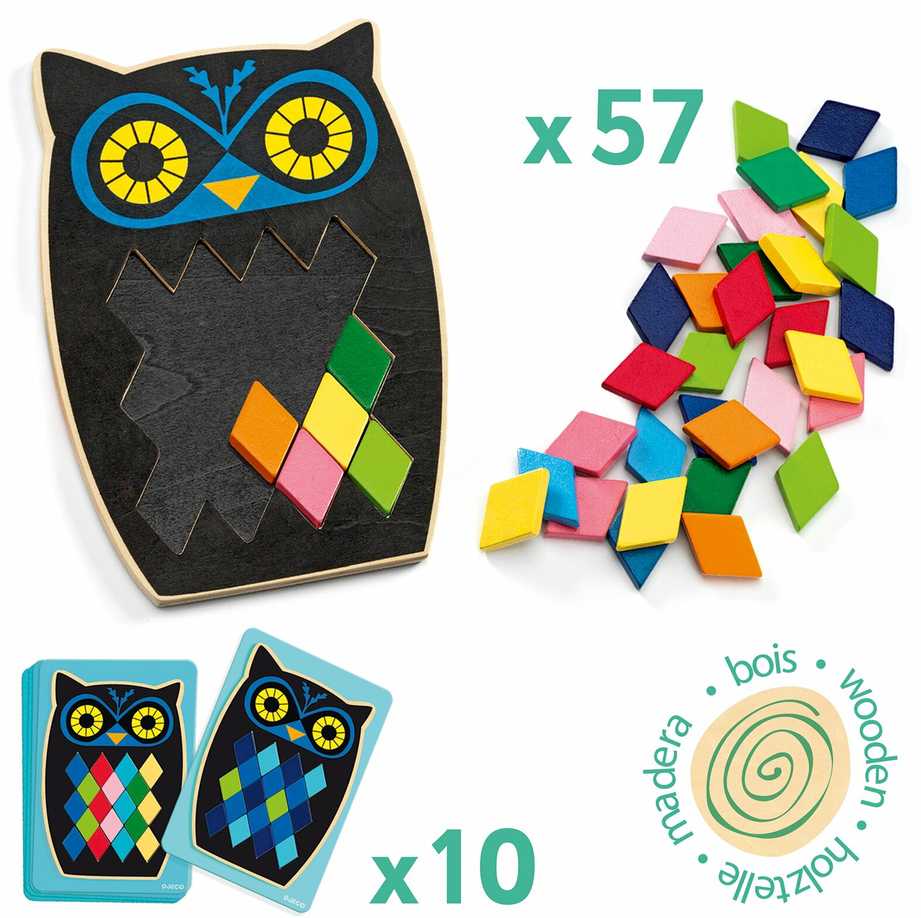 Dėlionė Djeco Medinė mozaika - Moza Boo ( DJ01693 )