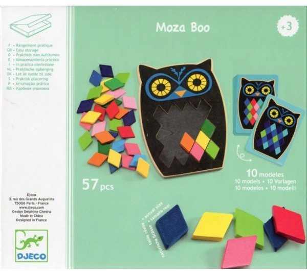 Dėlionė Djeco Medinė mozaika - Moza Boo ( DJ01693 )