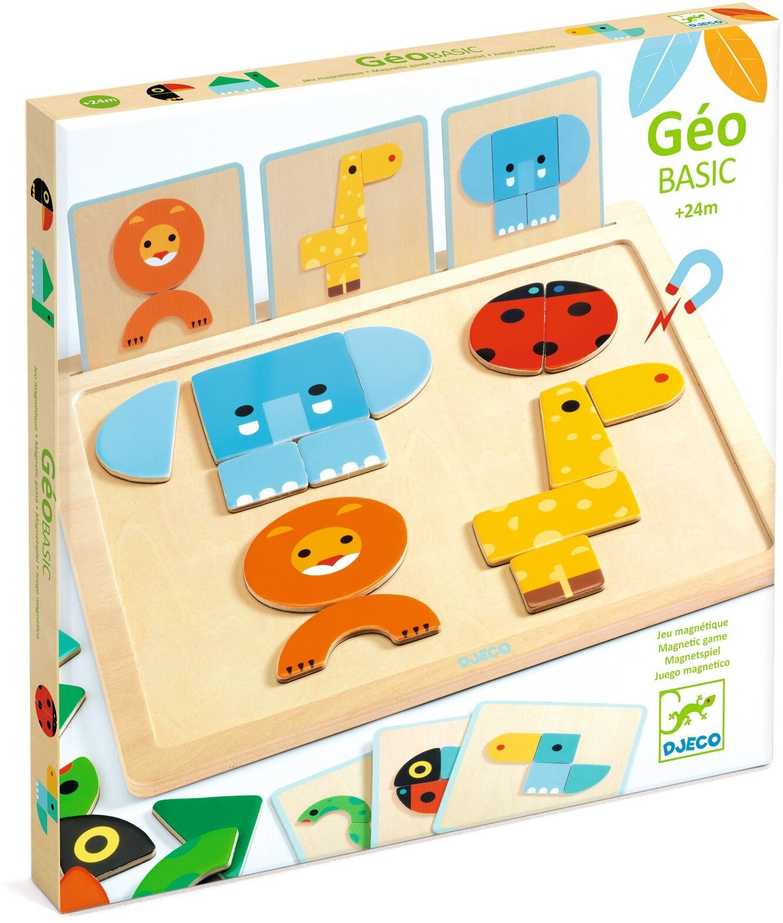 Djeco Magnetinis žaidimas - GeoBasic ( DJ06210 )