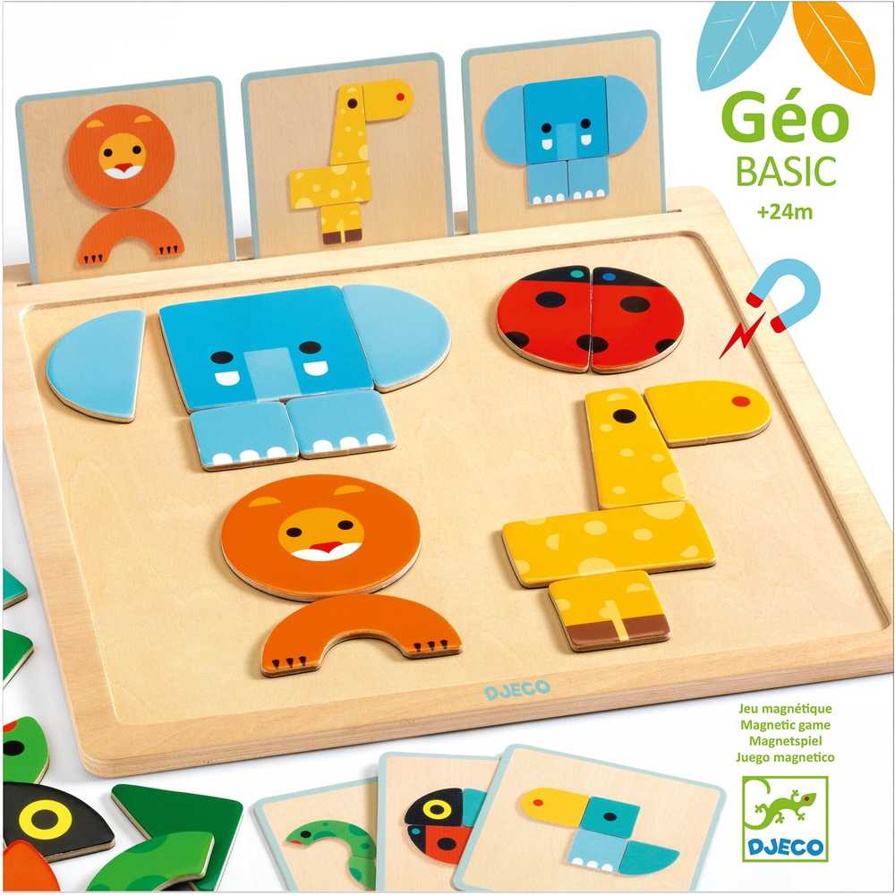 Djeco Magnetinis žaidimas - GeoBasic ( DJ06210 )