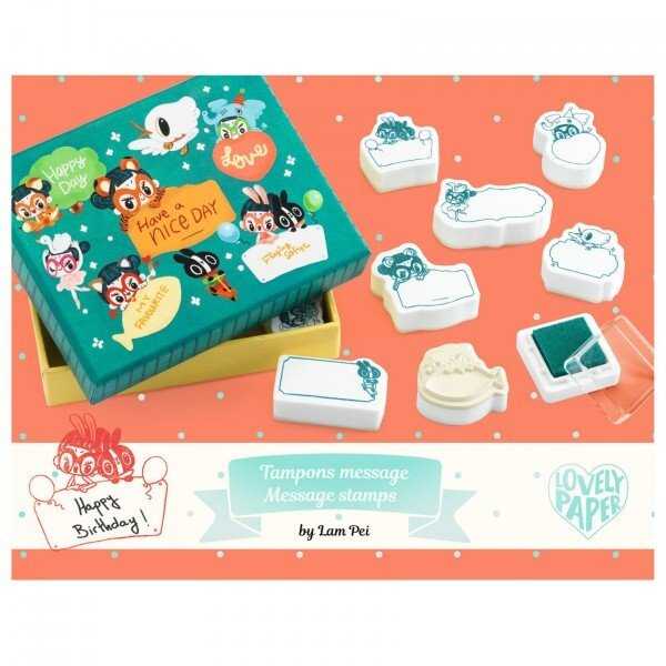 Djeco Mini antspaudukai - Lamės pranešimas ( DD03626 )