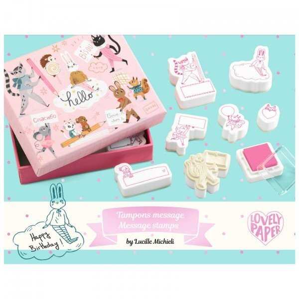 Djeco Mini antspaudukai - Liucilės pranešimas ( DD03625 )
