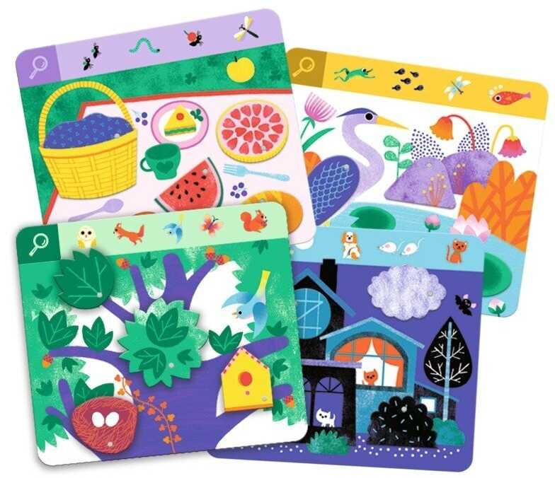 Djeco Mokomasis žaidimas - Eduludo - Gyvūnų stebėjimas