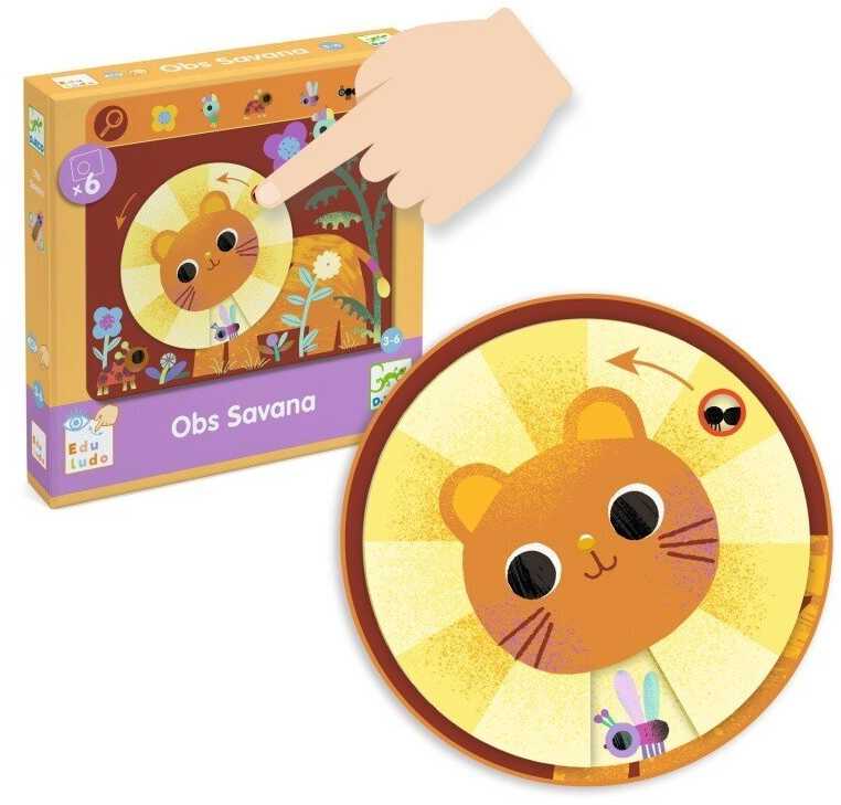 Djeco Mokomasis žaidimas - Eduludo - Savanos stebėjimas