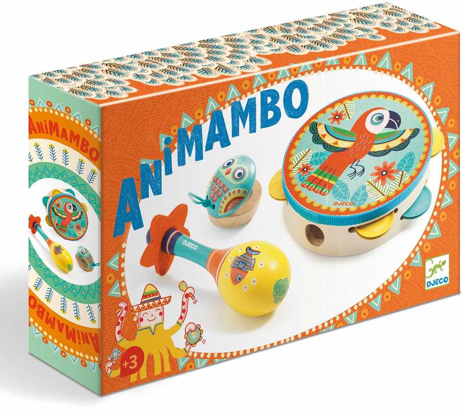 Djeco Rinkinys iš 3-jų muzikos instrumentų - Animambo ( DJ06016 )