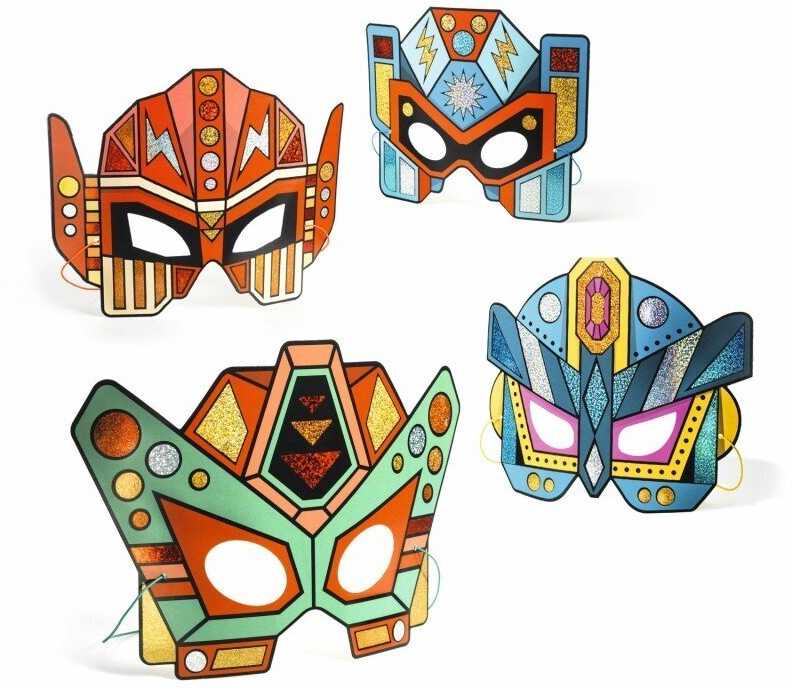 Djeco Pasidaryk pats - Kaukės – Super robotai ( DJ07924 )