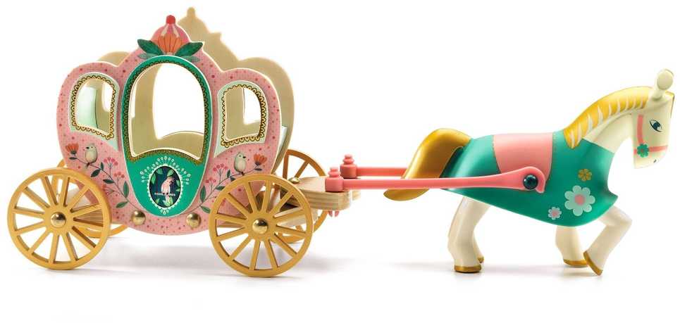 Djeco Arty Toys - Princeses - Mila ir Karieta ( DJ06788 )