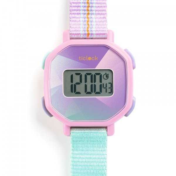 Djeco Skaitmeninis laikrodis Violetinė prizma ( DD00452 )