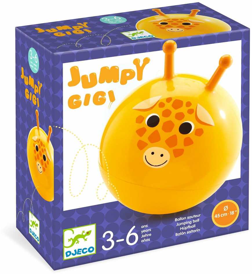Djeco Šuolinis mankštos kamuolys - Jumpy Gigi ( DJ00182 )