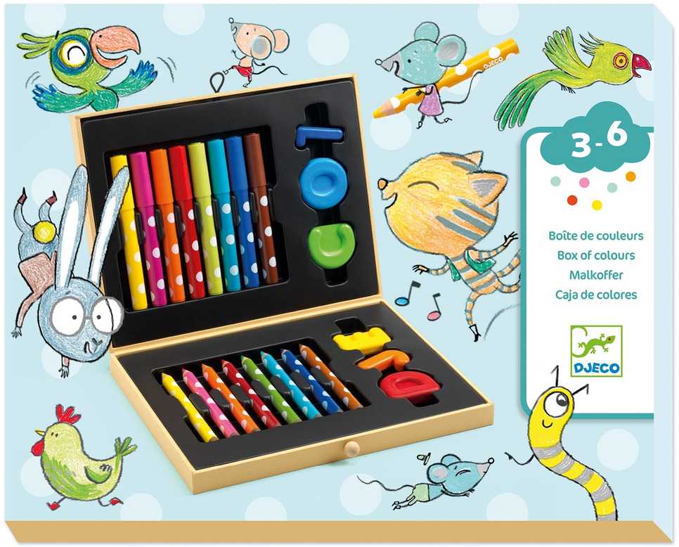 Djeco Spalvų dėžutė mažiems vaikams ( DJ09010 )