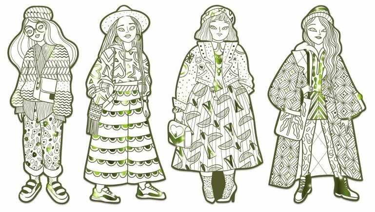 Djeco Spalvinimo lapai - Panelės - Bowie ir draugai ( DJ09552 )