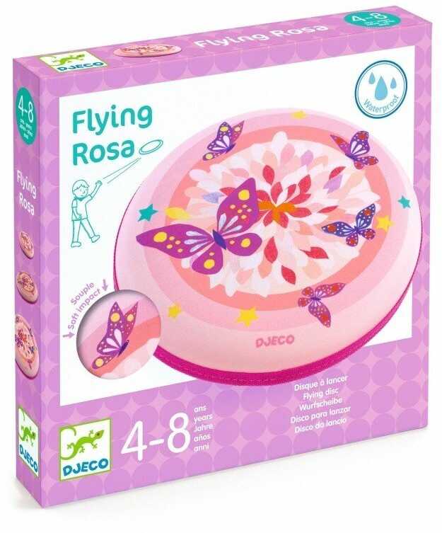 Djeco Skraidantis diskas - Rožiniai drugeliai (20 cm)